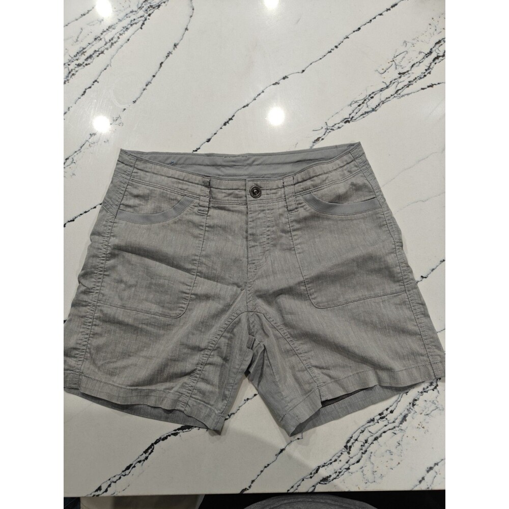 Kuhl Cabo Shorts Womens 8 Light Gray Lightweight Performance Outdoor